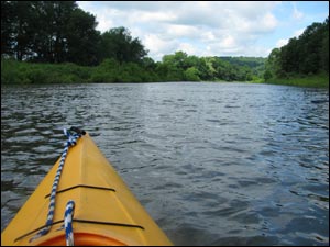 Kayaking on the Redbank